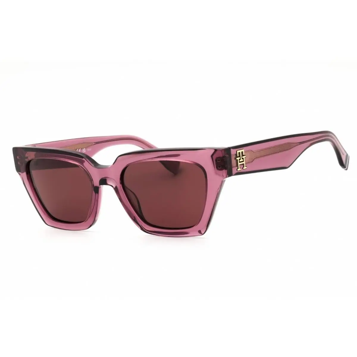 Women`s Sunglasses Mauve Plastic Cat Eye Frame TH 2101/S 0G3I U1 by Tommy Hilfiger