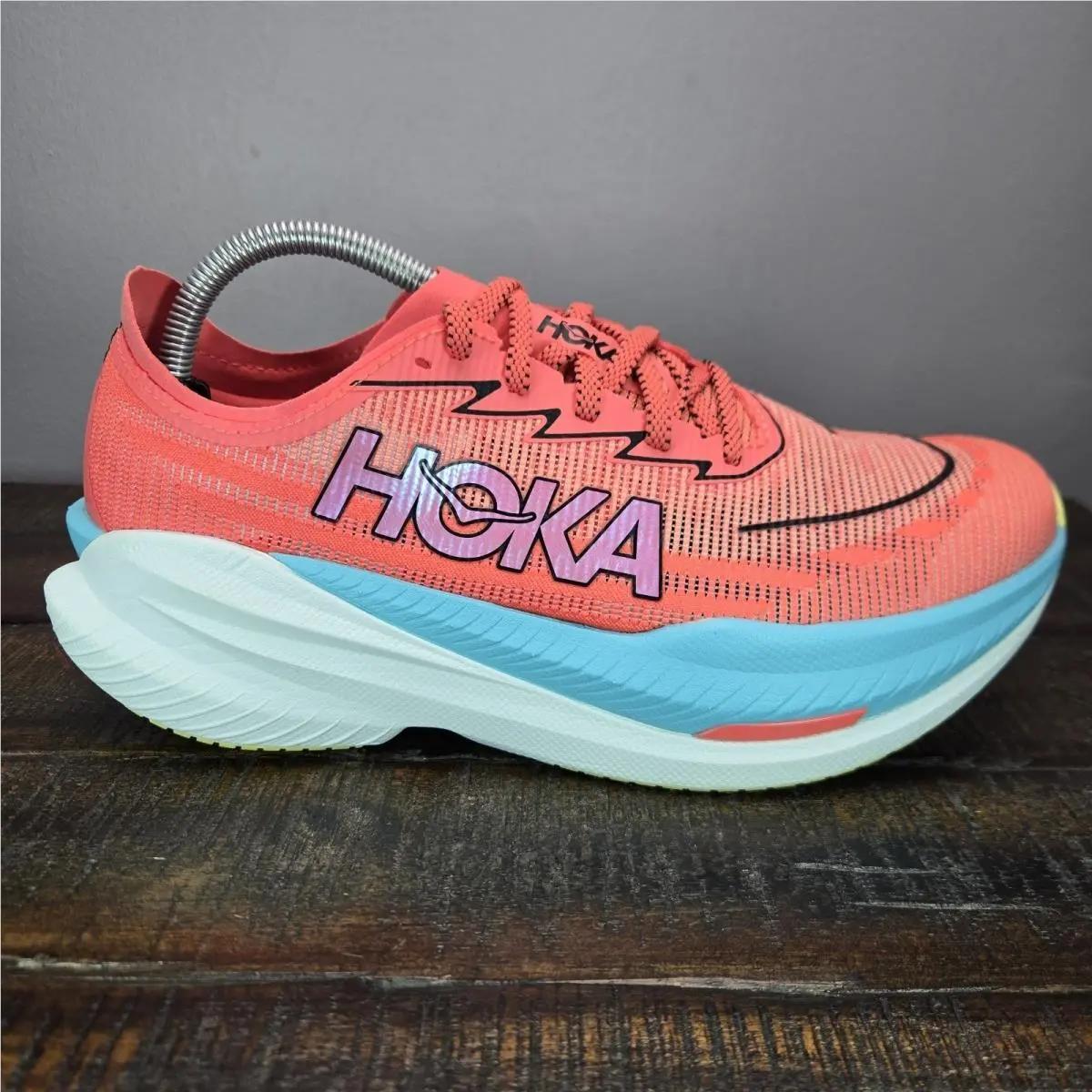 Hoka shoes - Hoka One One Mach X - 1155119 GRFT - Red 3