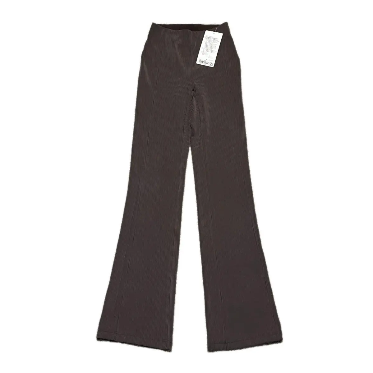 Lululemon Ribbed Softstreme Flared Pant Tall. Size 2. Color: Espresso