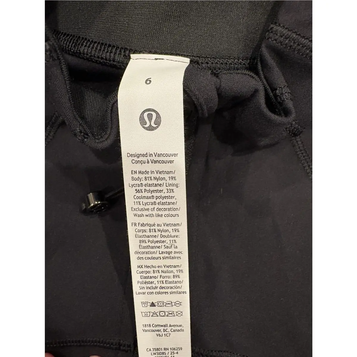 Lululemon clothing - Black 1