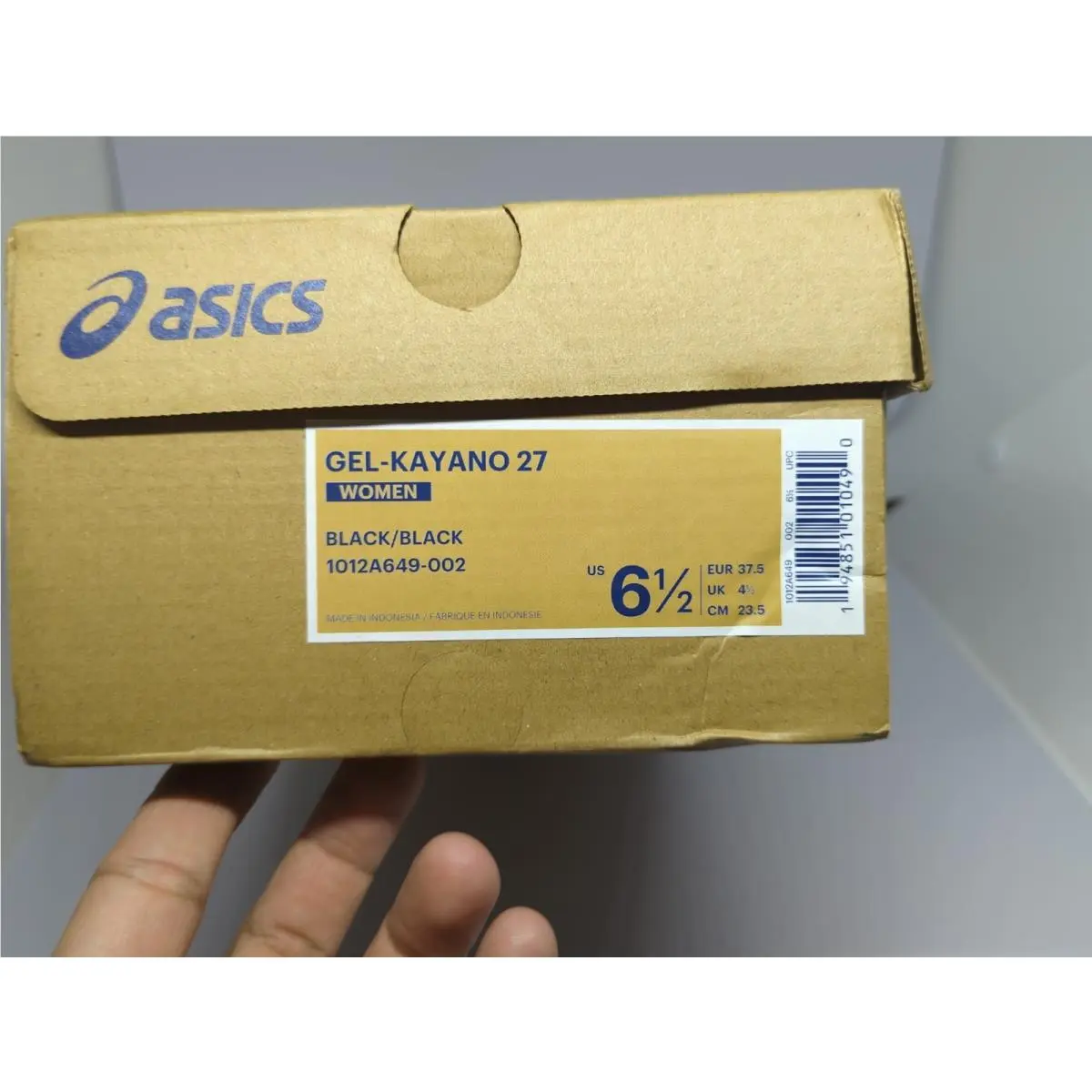 Asics shoes - ASICS GEL-Kayano 27 - 1012A649-002 - Black (UPC: 194851010490) 9