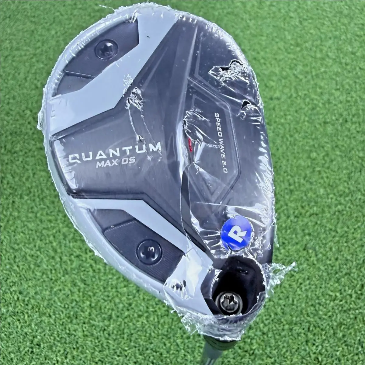 Callaway Quantum Max OS 4-Hybrid RH Denali Gray 60g 5.5 Reg Shaft GP Tour Velvet