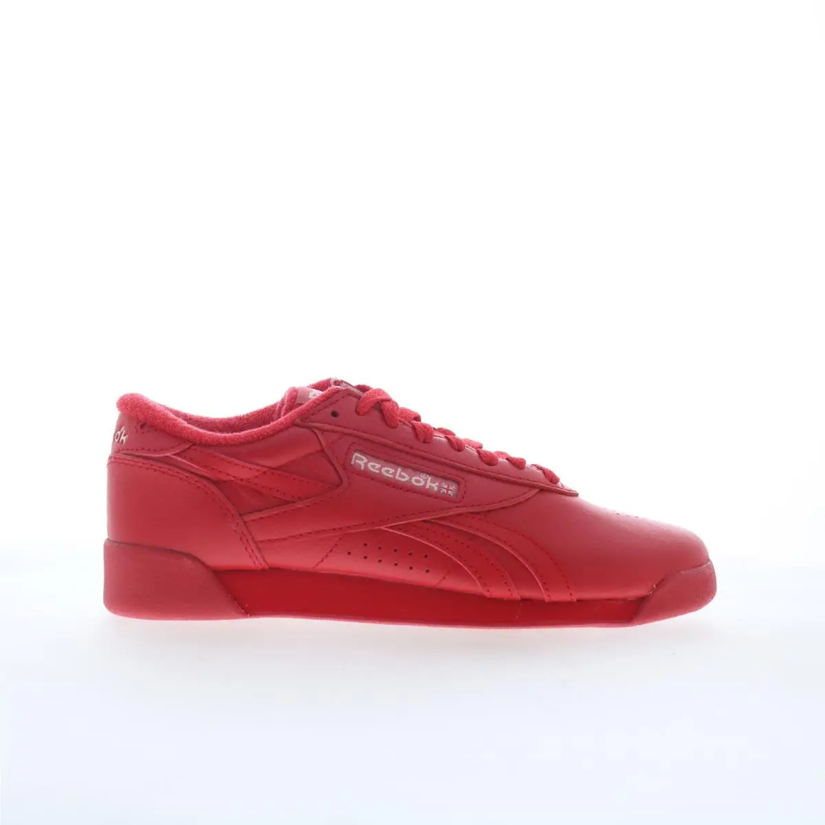 Reebok F/s LO Womens Red Synthetic Lace Up Lifestyle Sneakers Shoes