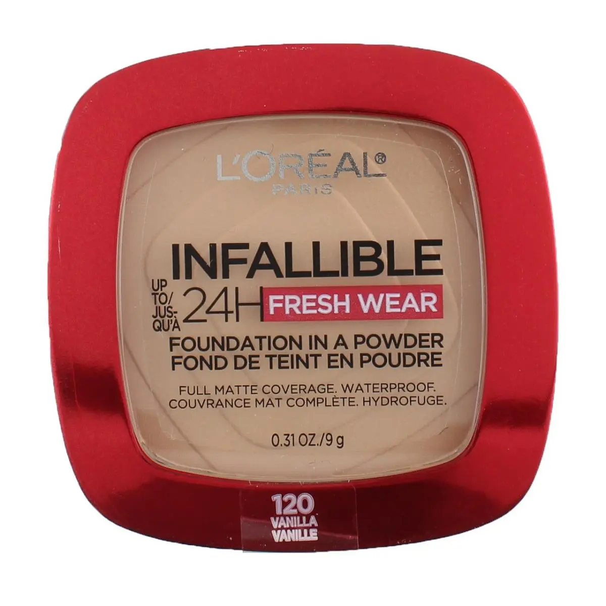5 Pack L`oreal Paris Infallible 24 H Fresh Wear Foundation Vanilla 120 0.31 oz