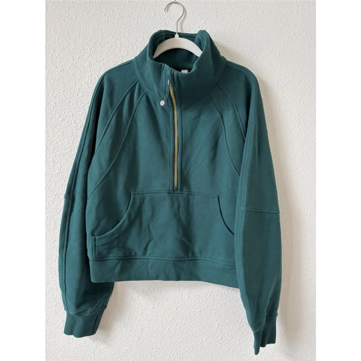 Lululemon Scuba Oversized Funnel Neck Storm Teal Size M / L Athleisure