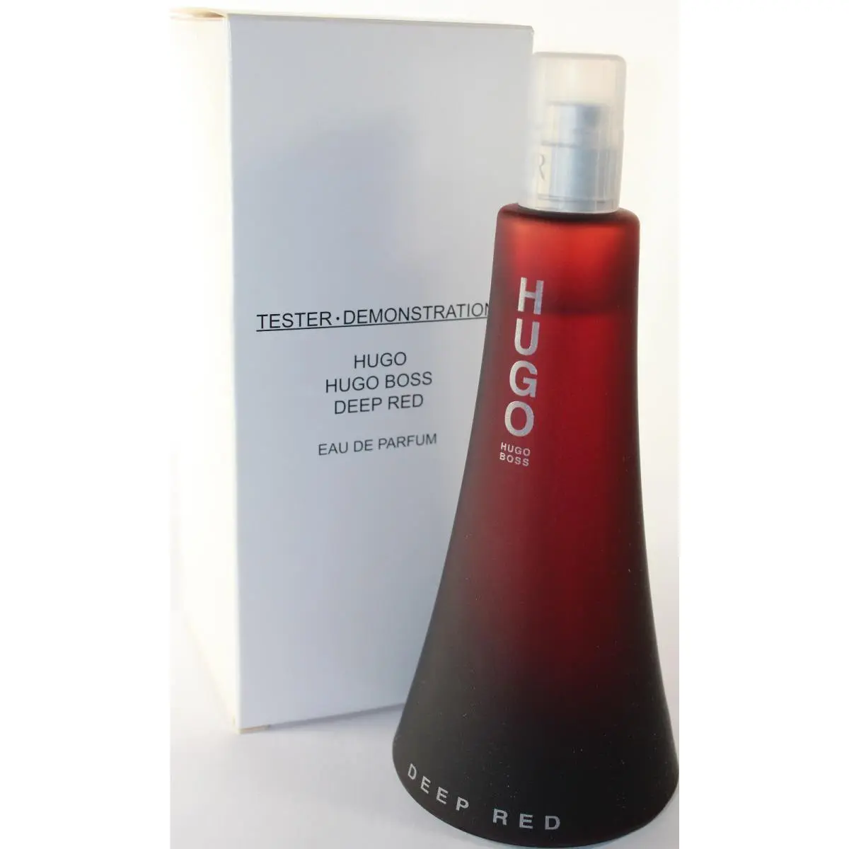Deep Red  3.0 oz Edp Spray with Tester Box For Women by Hugo Boss