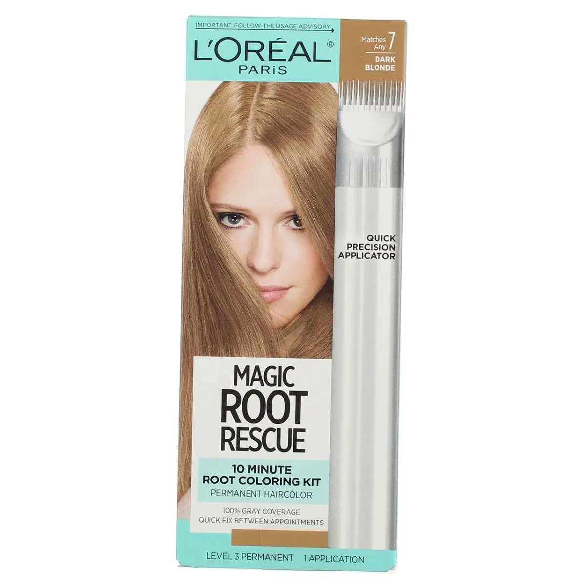 5 Pack L`oreal Paris Magic Root Rescue Permanent Hair Color Dark Blonde 7 by L'Oréal