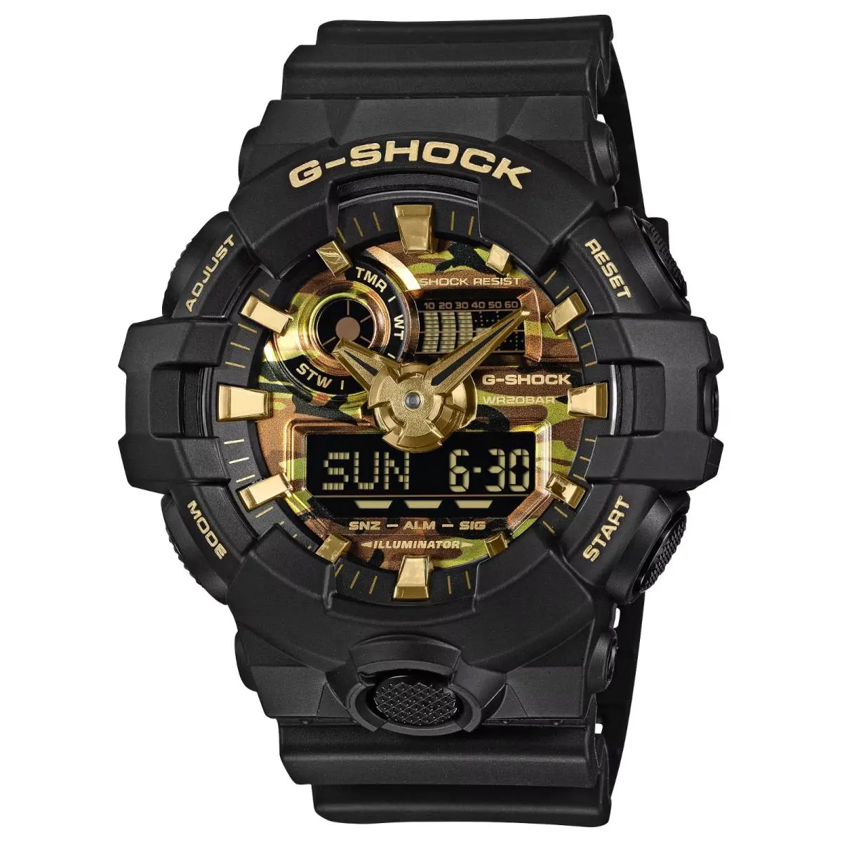 Casio G-shock GA-700 Shock Resistant 20 Bar Men`s Analog Digital Watch