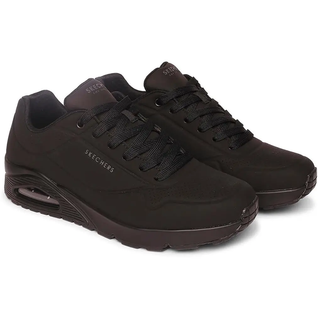 Skechers shoes - Skechers Uno-Stand on Air - Air - Black 3