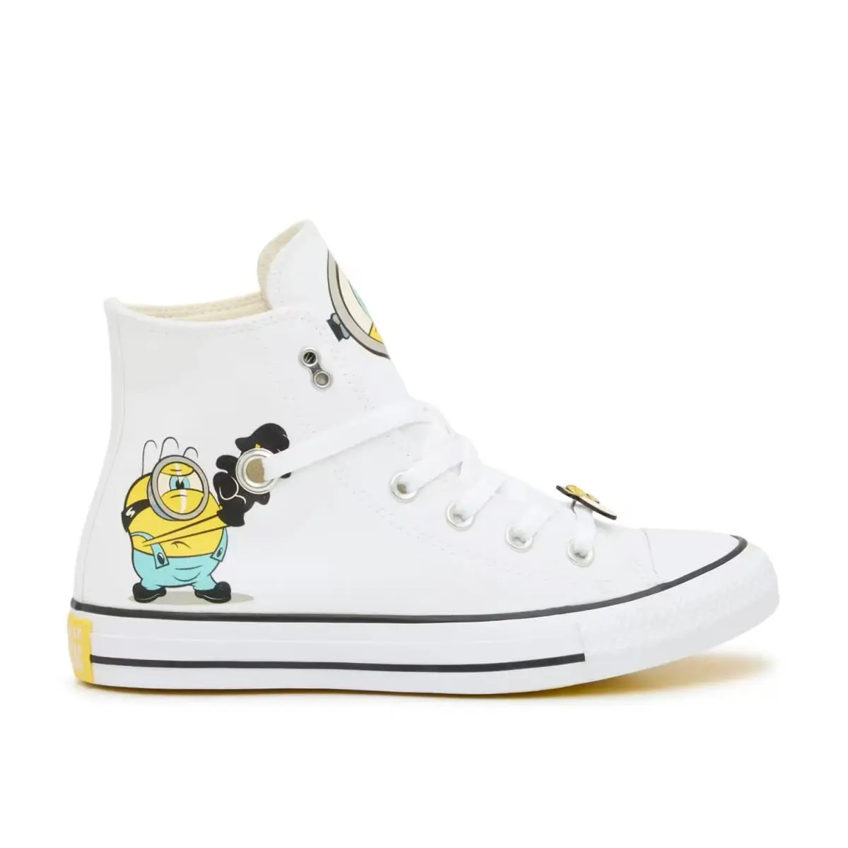 Converse shoes - White/Yellow 4