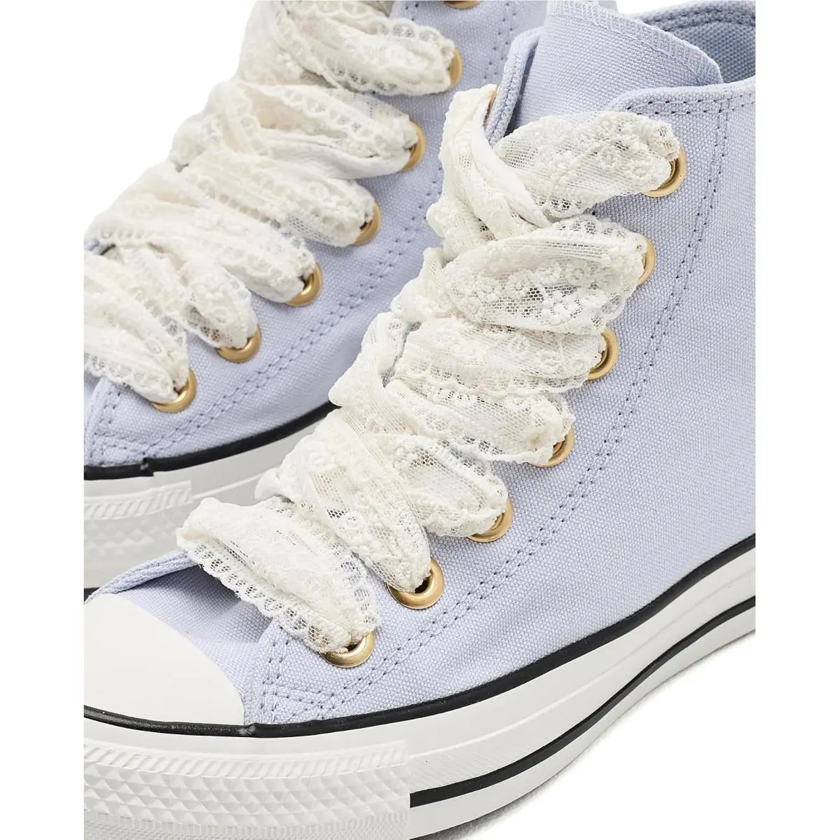 Converse shoes - Almost Lavender/Gold 11