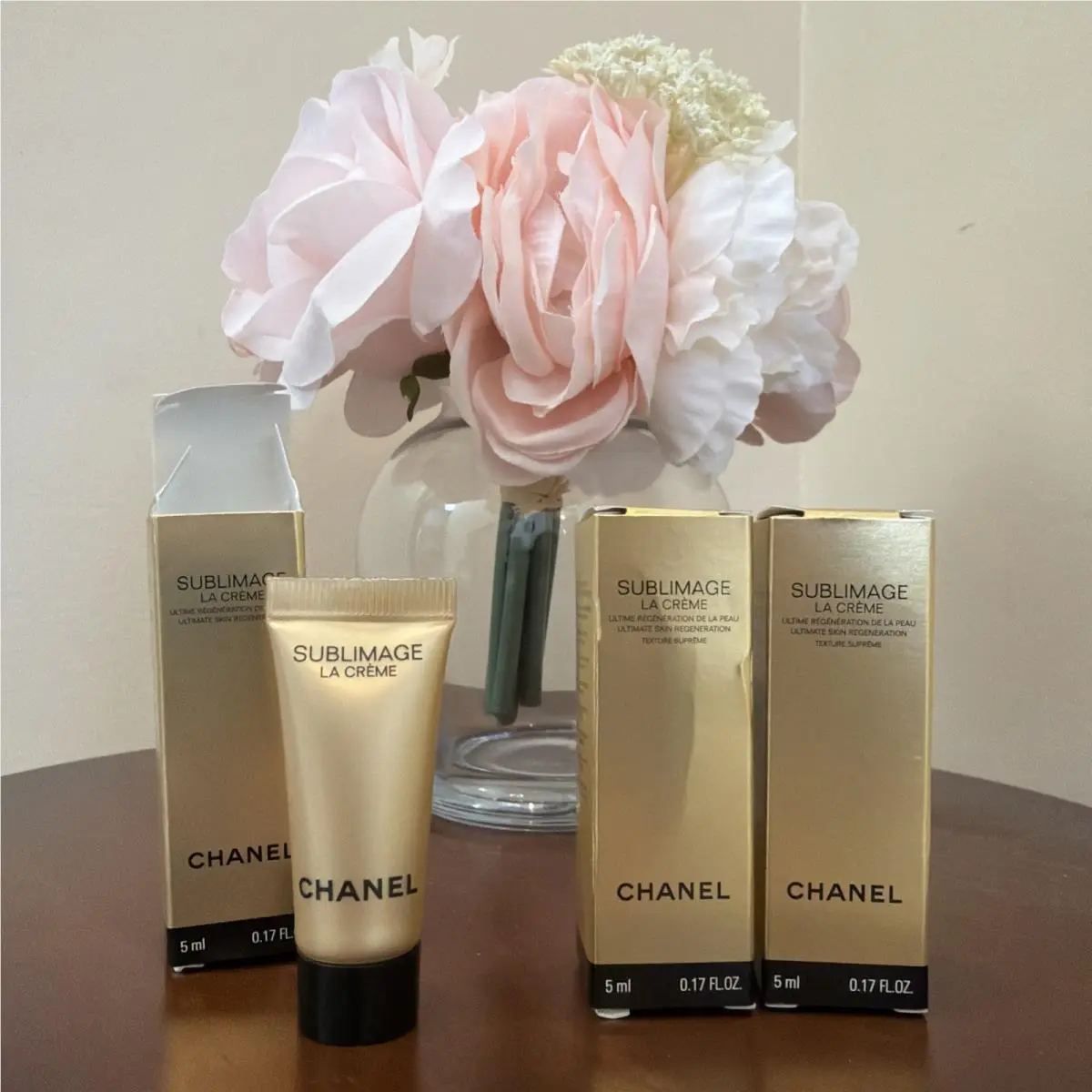 3X  Sublimage le Creme 0.17 Oz/each 15ml Total Travel Sample by Chanel