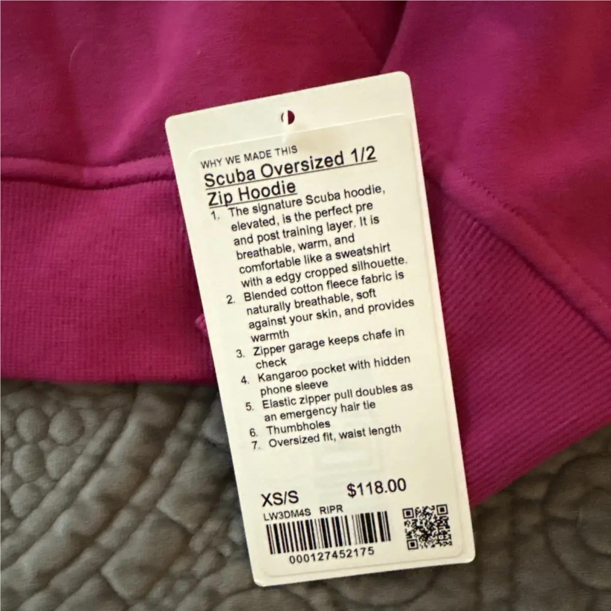 Lululemon clothing - LM3B70S - LM3B70S - Pink 1