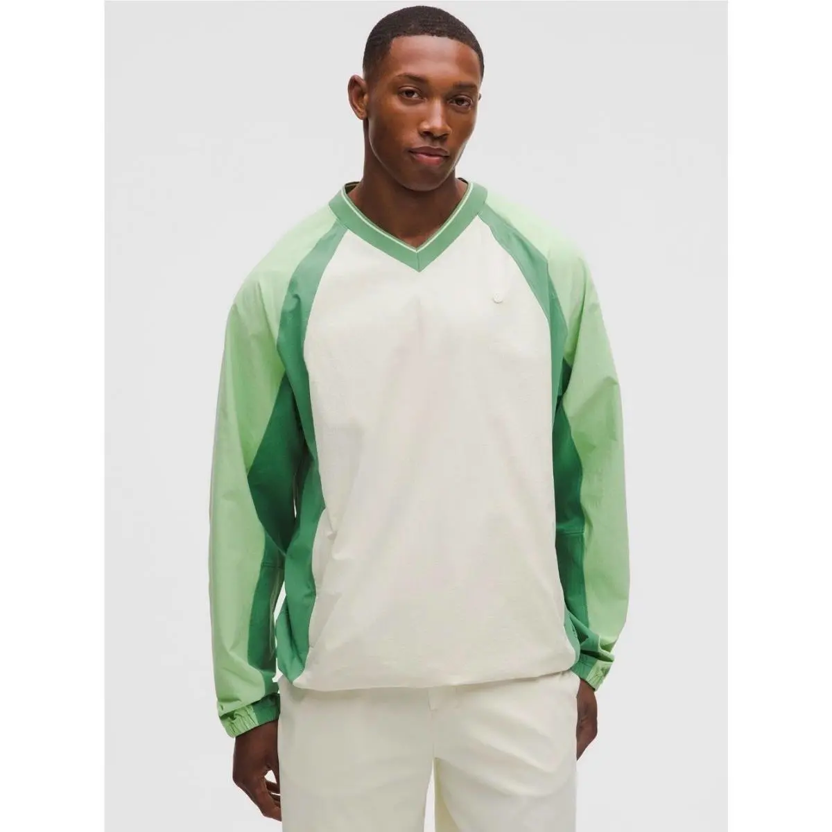 Lululemon Water-repellent Golf Relaxed Fit Green Pullover Size Large
