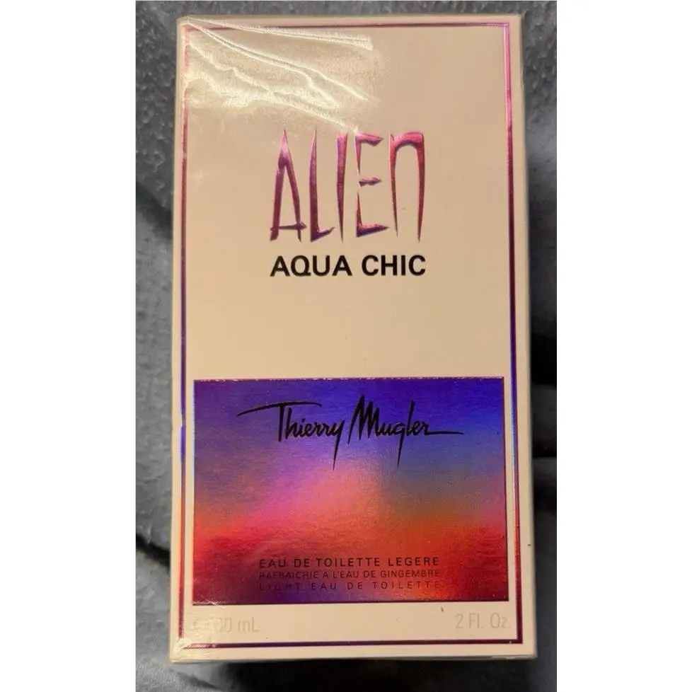 Alien Aqua Chic Thierry Mugler 2 oz Light Eau de Toilette Htf
