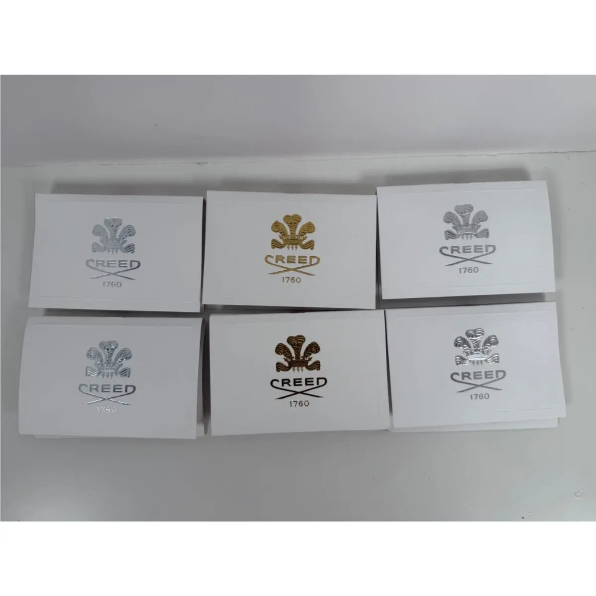 Creed Fragrance Set 6 x 1.5ml Samples Queen Of Silk Delphinus Centaurus