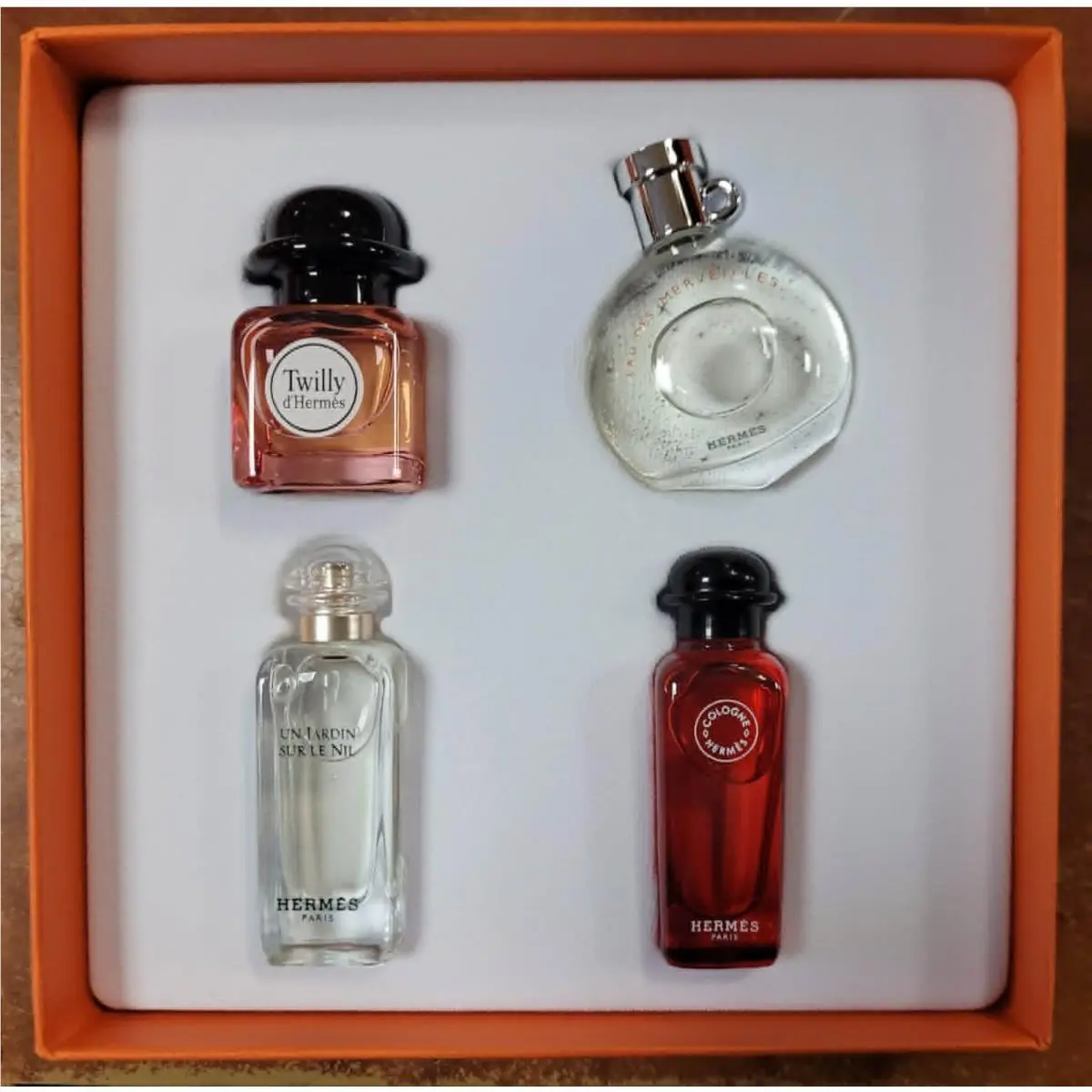Hermès Miniature Gift Set of 4 75ml Pieces
