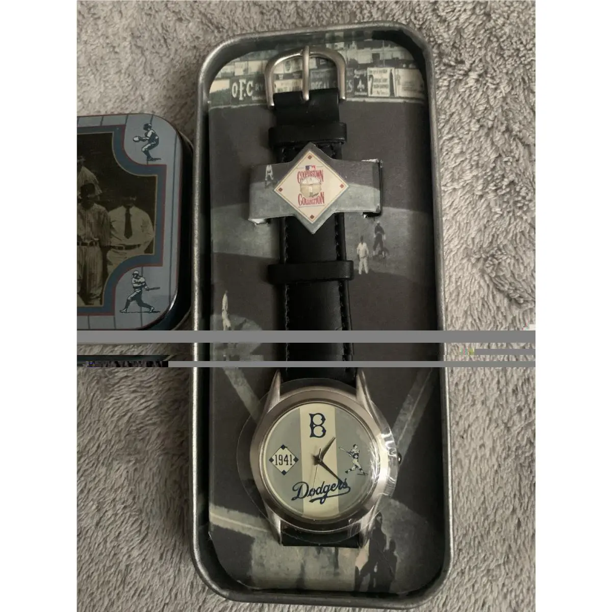 Mlb Cooperstown Collection Brooklyn Dodgers Fossil Watch