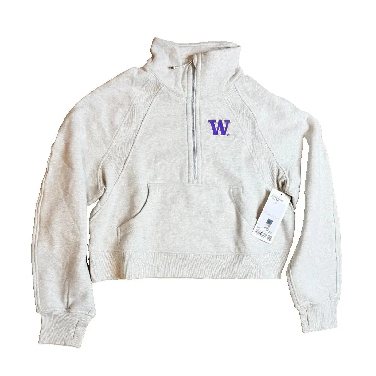 Lululemon Scuba Oversized Funnelneck 1/2 Zip University Washington Wmns Pullover