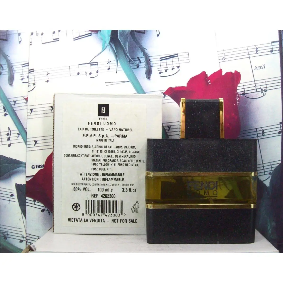 Uomo Edt Spray 3.3 Fl. Oz. Ntwb. Vintage by Fendi