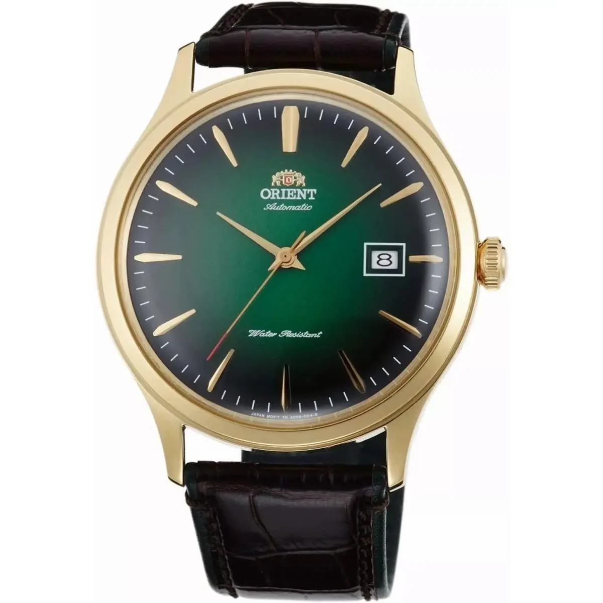 Orient Men`s Bambino Version 4 Automatic Green Dial Watch TAC08002F0
