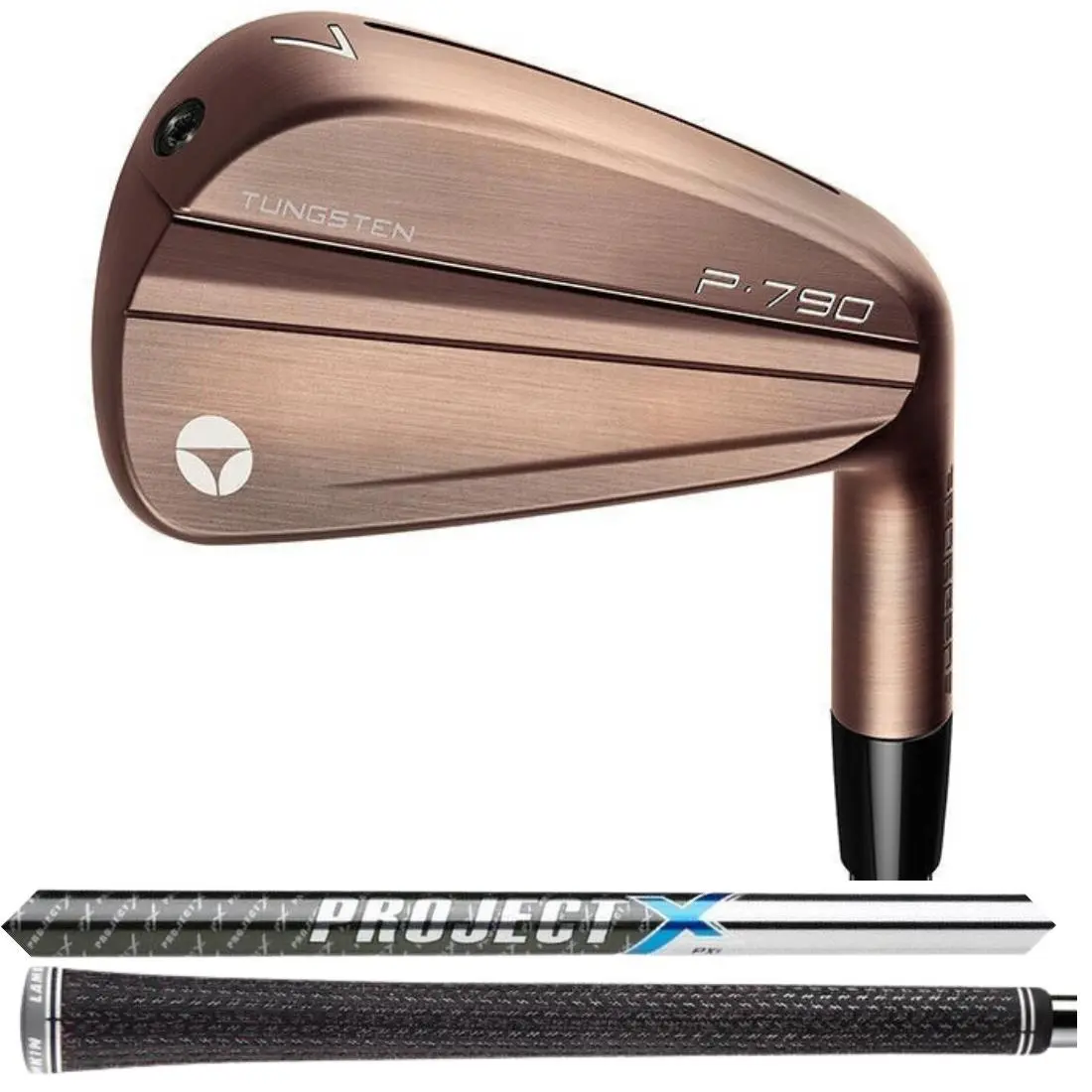 Taylormade 2023 P790 Aged Copper 5-PW Iron Set Project X Pxi 6.0 Flex Shaft