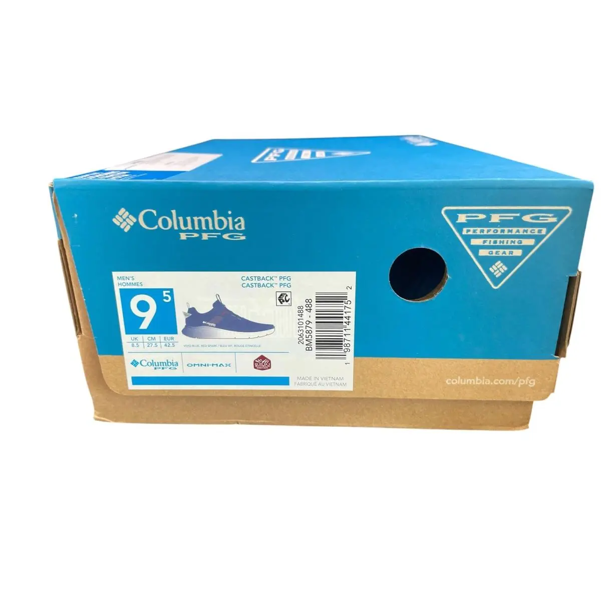Columbia shoes - Castback PFG - Castback PFG - BM5879-488 - Blue (UPC: 198711441752) 7