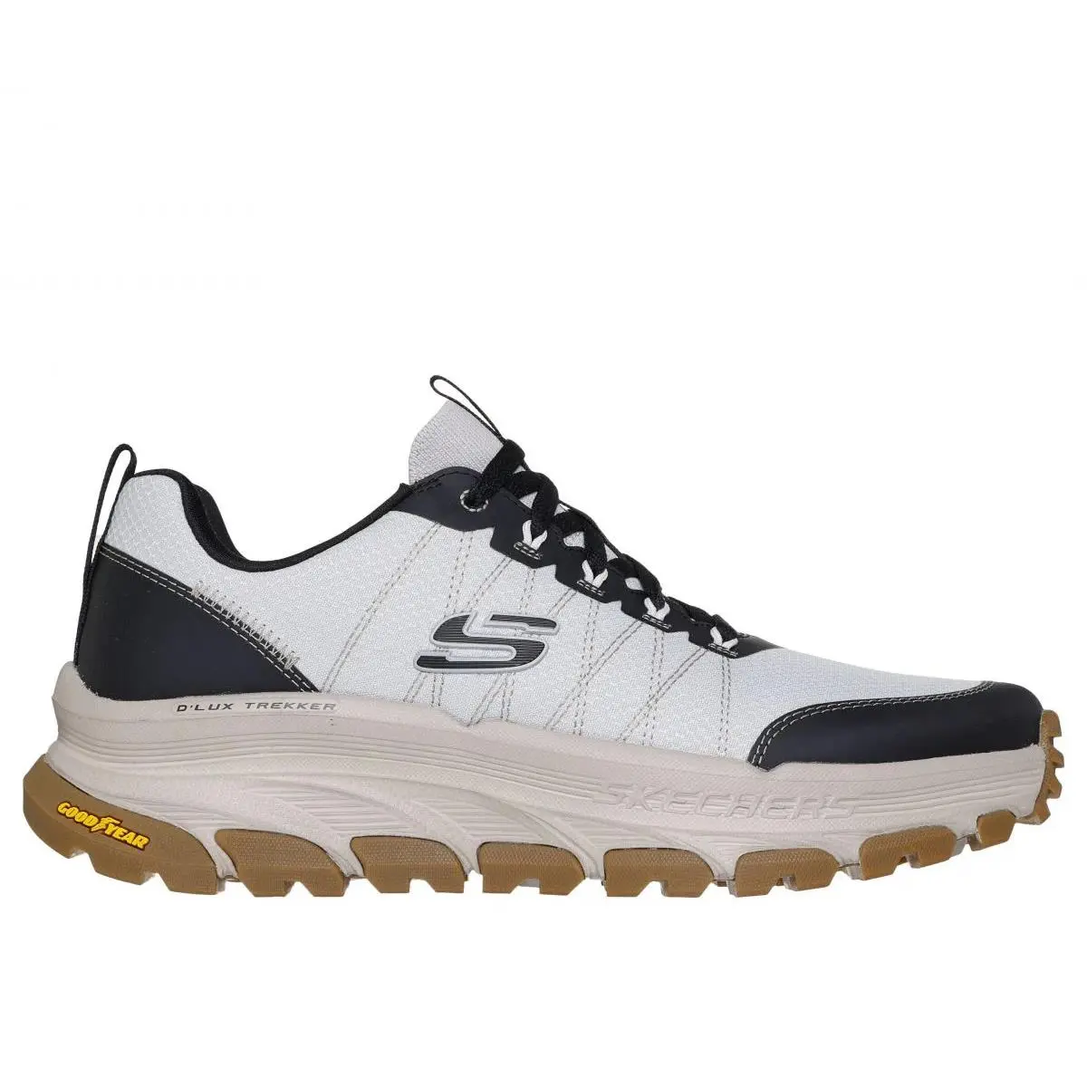 Skechers Men`s Relaxed Fit: D`lux Trekker - Toughtwill Sneakers Light Gray