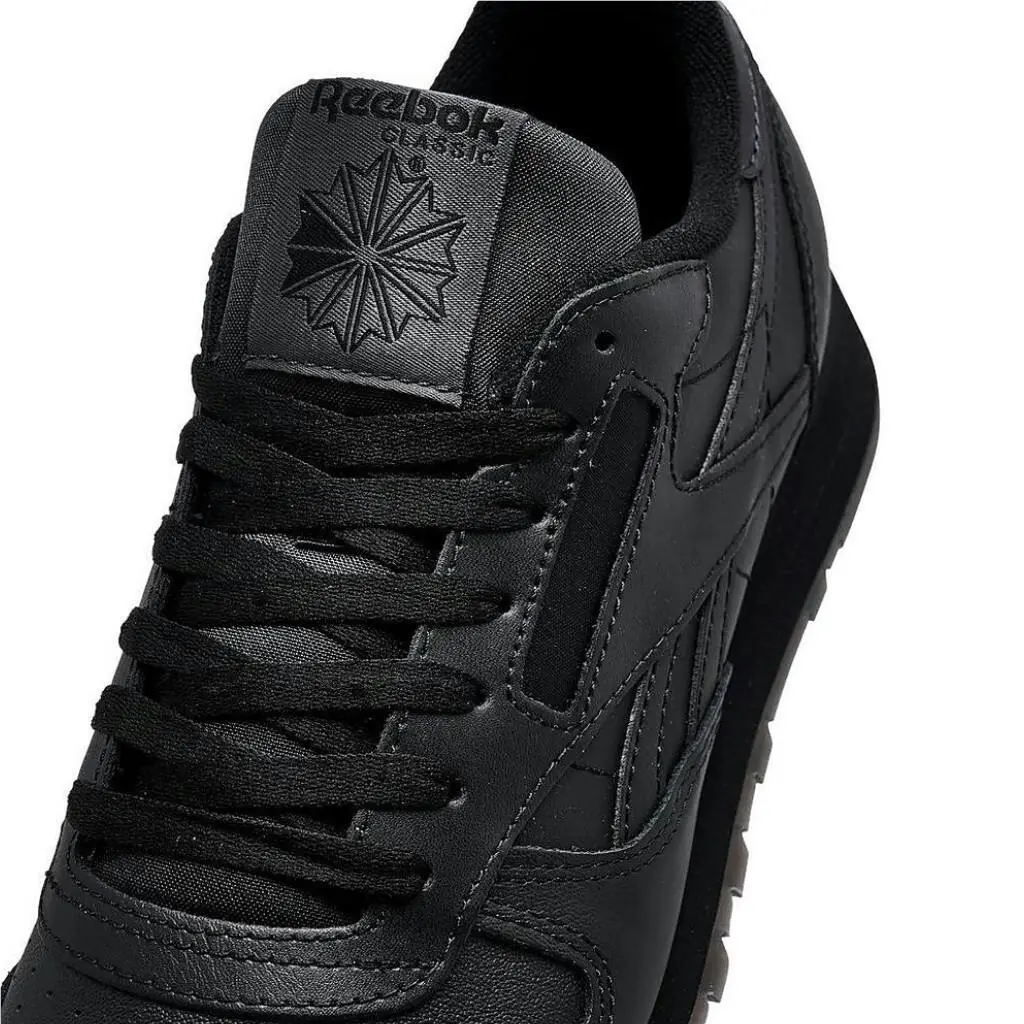 Reebok shoes - Reebok Classic Leather - Classic Leather - Black, Manufacturer: Black/Black/Grey 1