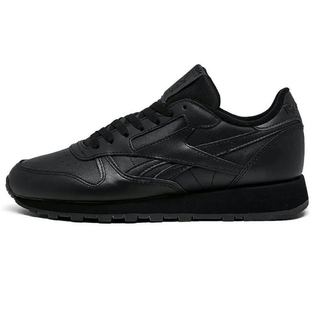 Reebok shoes - Reebok Classic Leather - Classic Leather - Black, Manufacturer: Black/Black/Grey 7