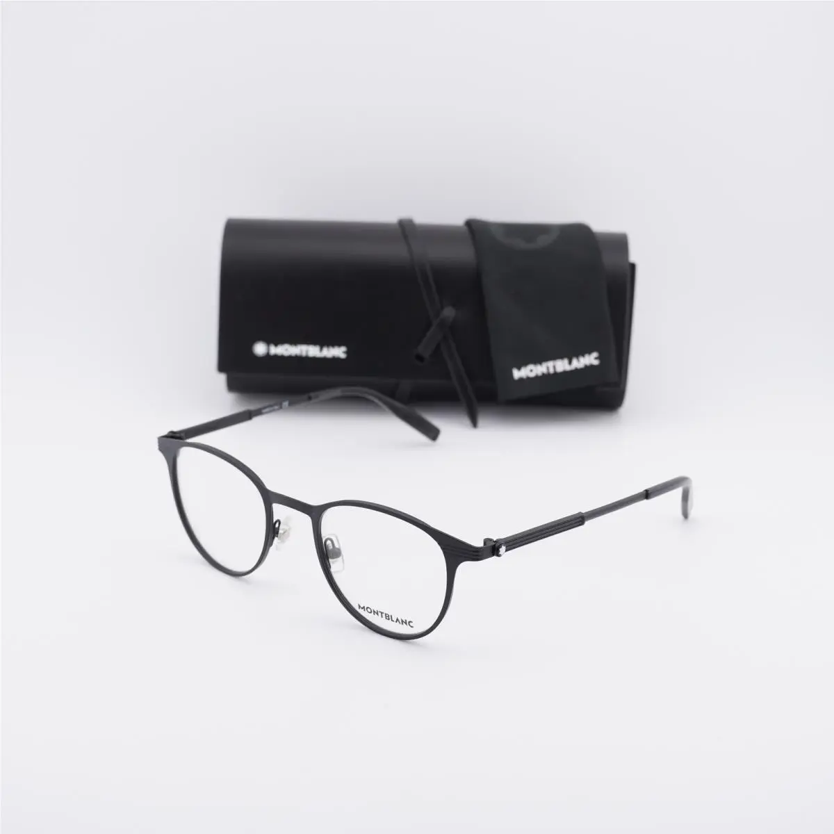 Montblanc MB0095O 001 Black 48mm Eyeglasses