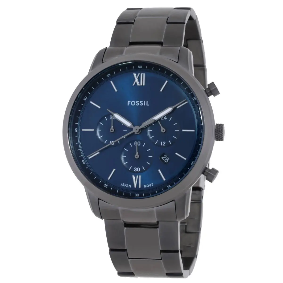 Fossil Neutra Chronograph Quartz Blue Dial Men`s Watch FS6111