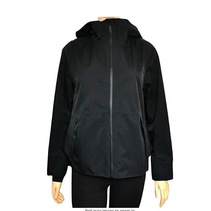Lululemon Everyday Getaway Jacket Activewear Outerwear Black Waterproof 12