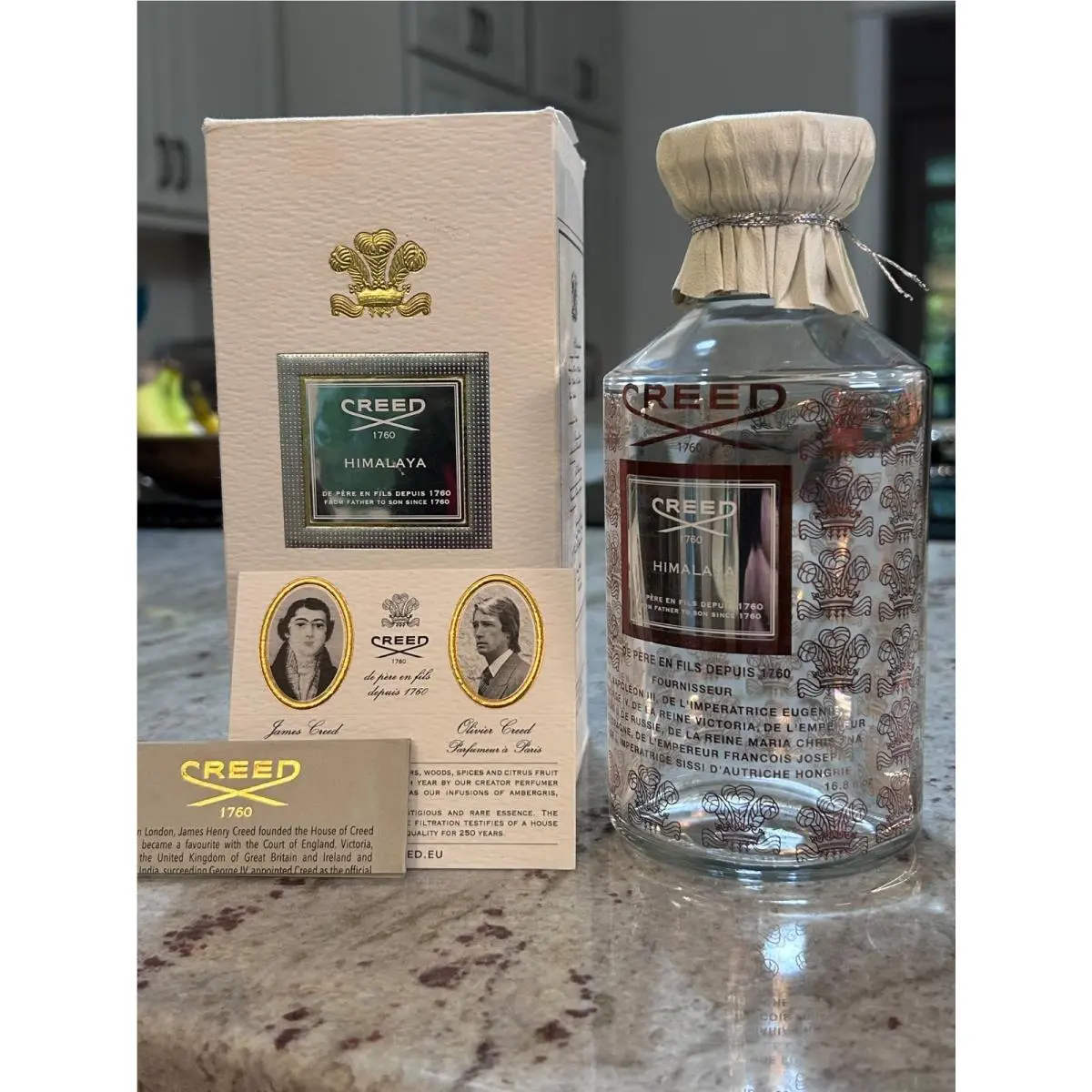 Empty Flacon Creed Himalaya Edp 500ml 2017 Full Presentation Collectors