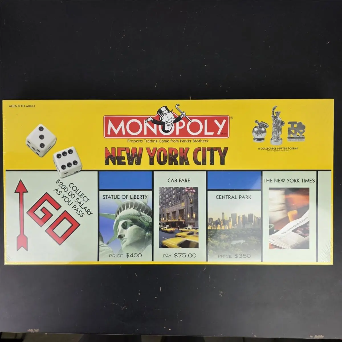 Monopoly York City Edition Board Game Usaopoly Ages 8+ 2-6 Players