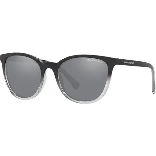 Armani Exchange AX4077SF 82556G 56mm Black Grey Rectangle Sunglasses