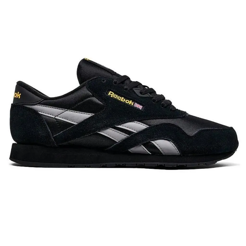 Reebok shoes - Reebok Classic Nylon - Classic Nylon - Black, Manufacturer: Black/Grey/Yellow 0