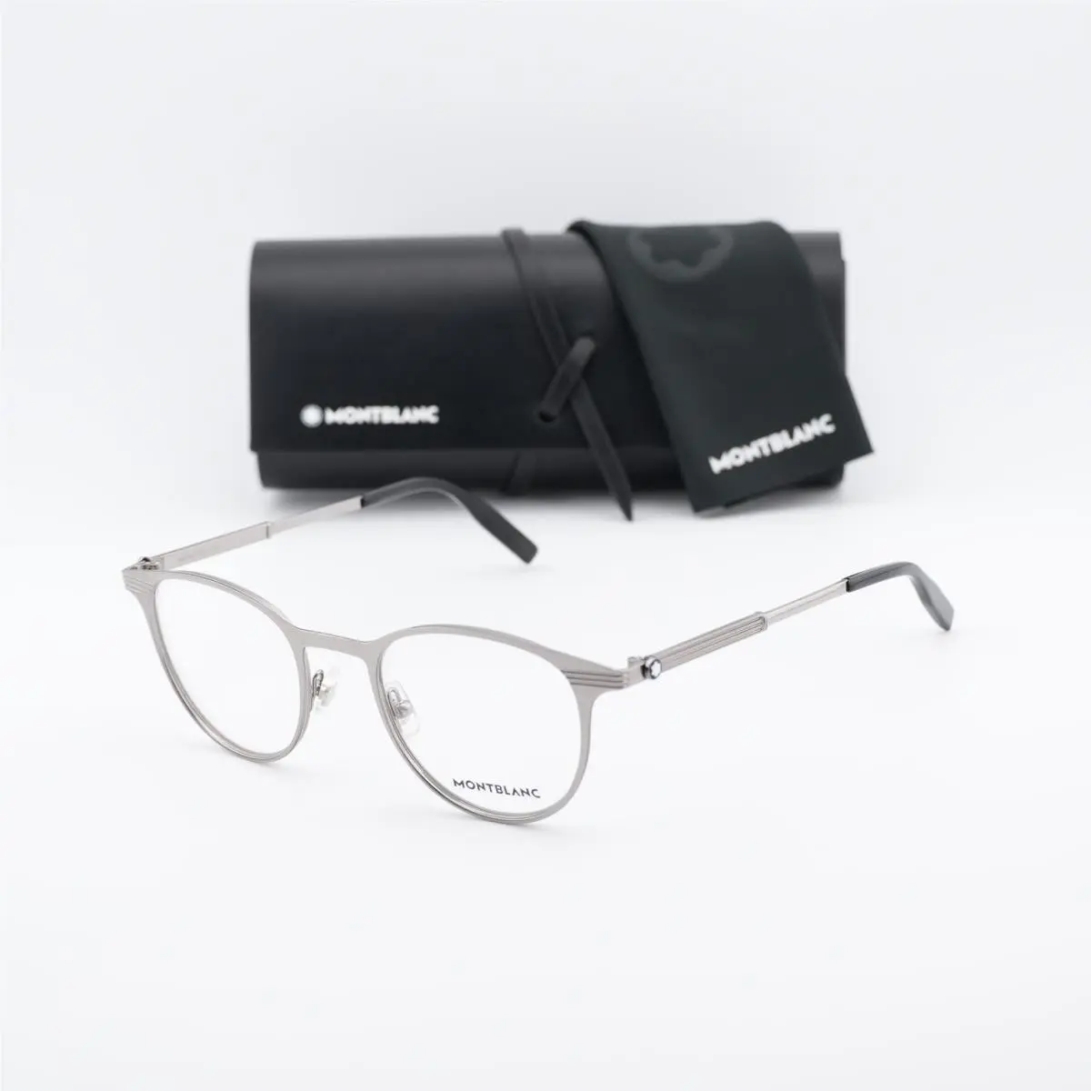 Montblanc MB0095O 003 Ruthenium 48mm Eyeglasses