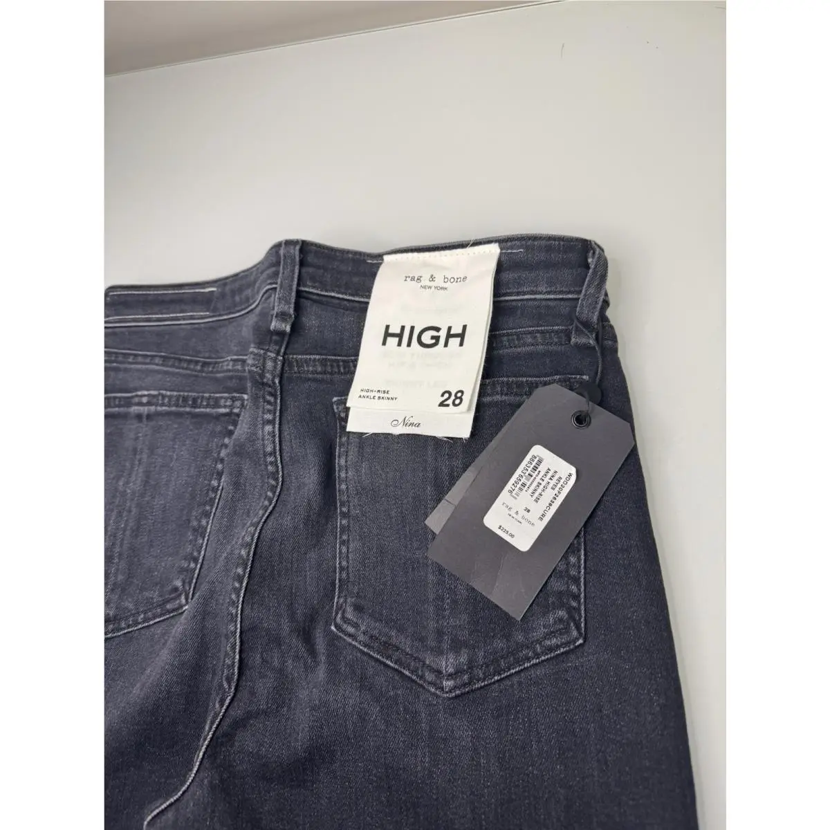 Women’s Rag Bone Nina High Rise Ankle Skinny Jeans Size 28 Reyes
