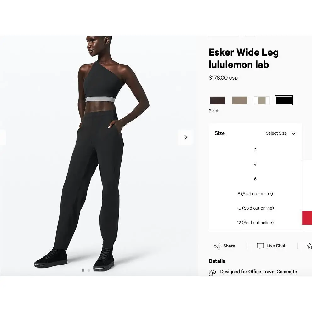 Lululemon clothing - Black 0