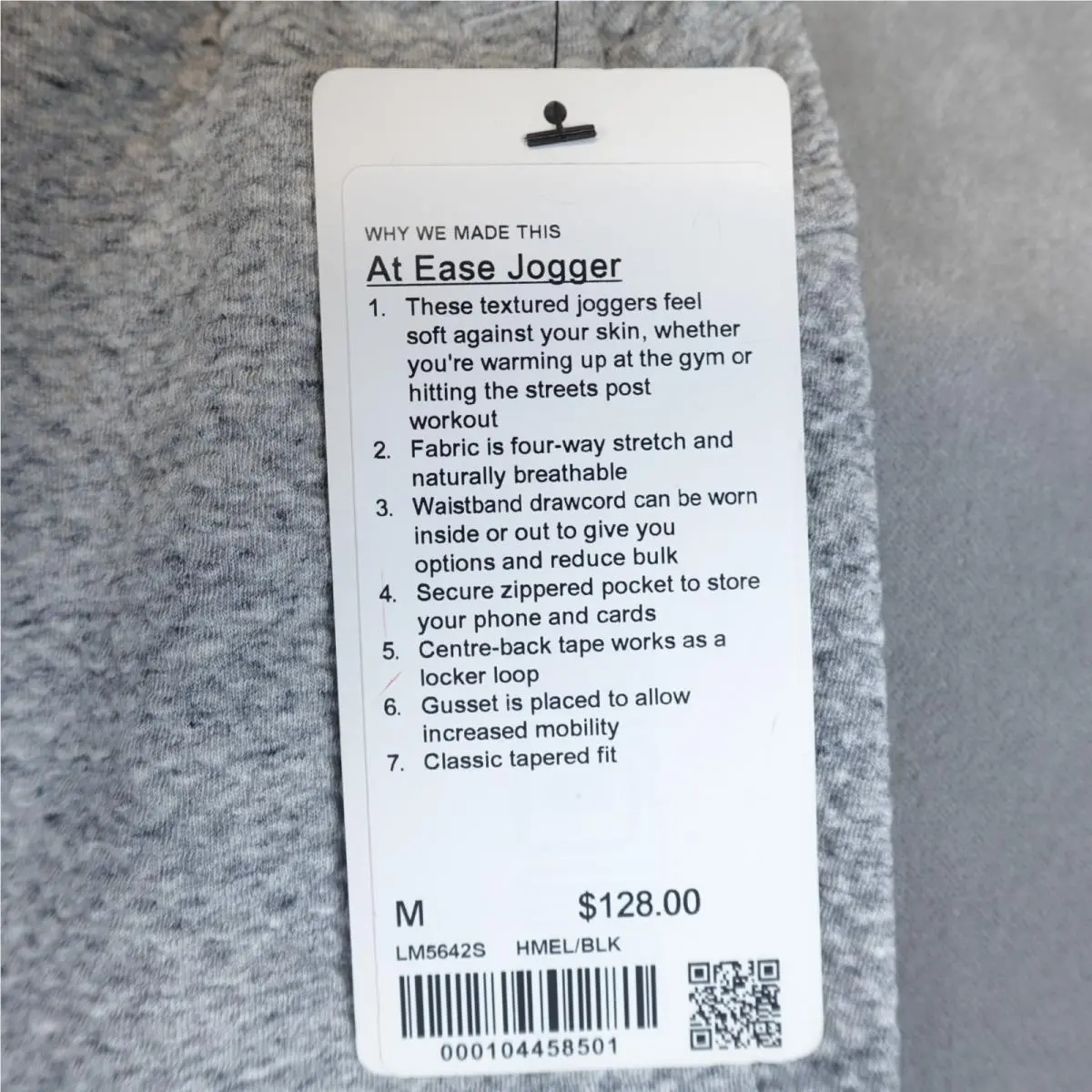 Lululemon clothing - lululemon At Ease Jogger - Ease Jogger - LM5642S - Gray 0