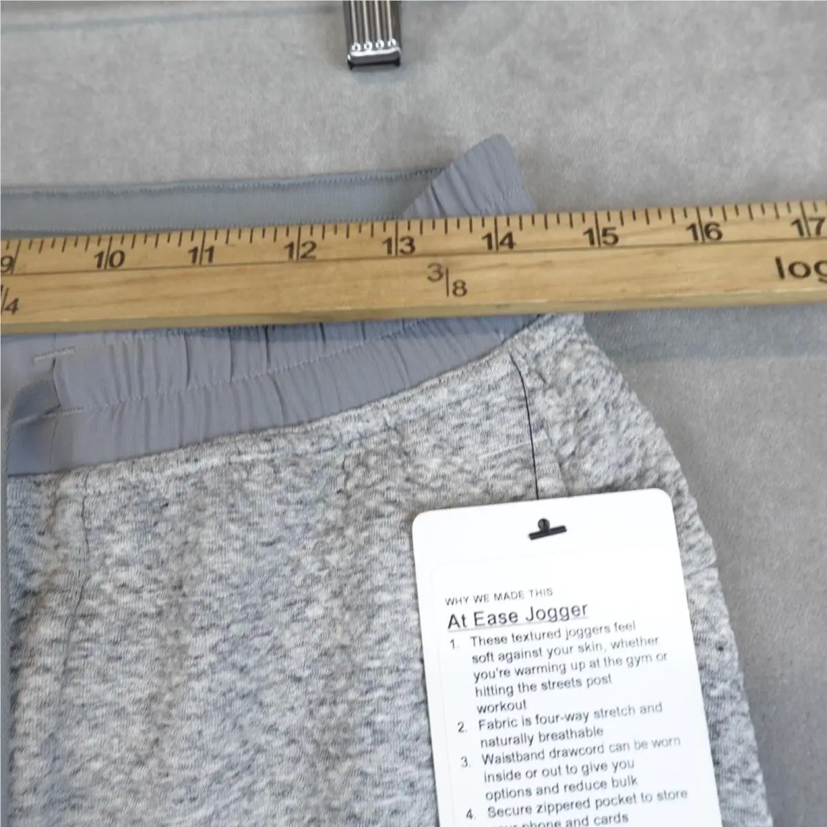Lululemon clothing - lululemon At Ease Jogger - Ease Jogger - LM5642S - Gray 1