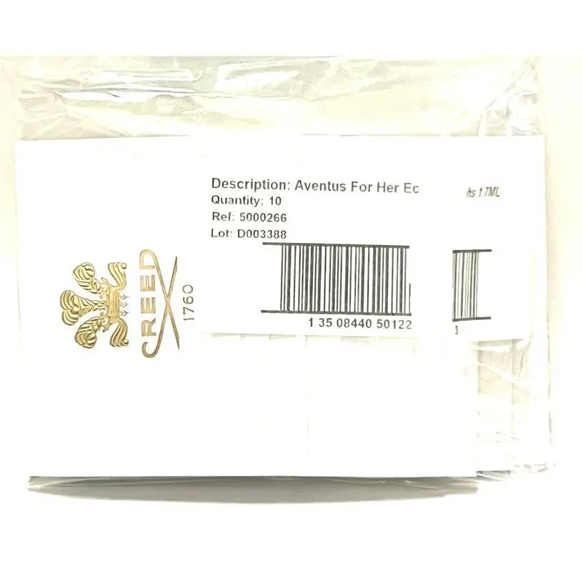 10X Creed Aventus For Her Women Sample Vial 0.06 oz 1.7 ml Eau De Parfum Spray