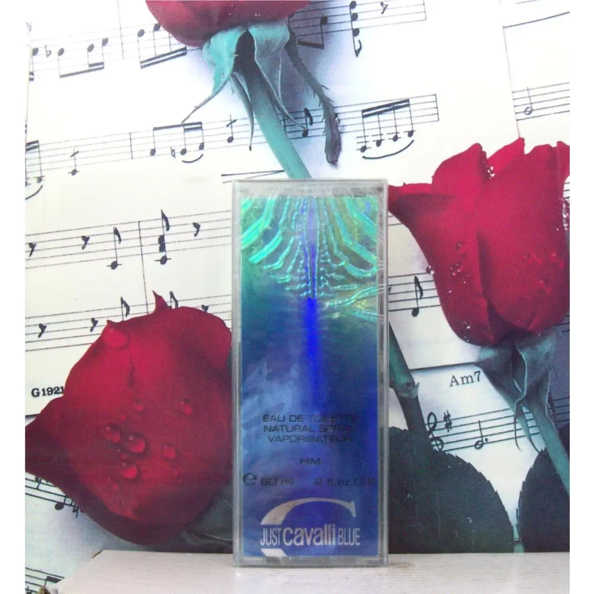 Just Cavalli Him Blue Edt Spray 2.0 Fl. Oz. Box by Roberto Cavalli