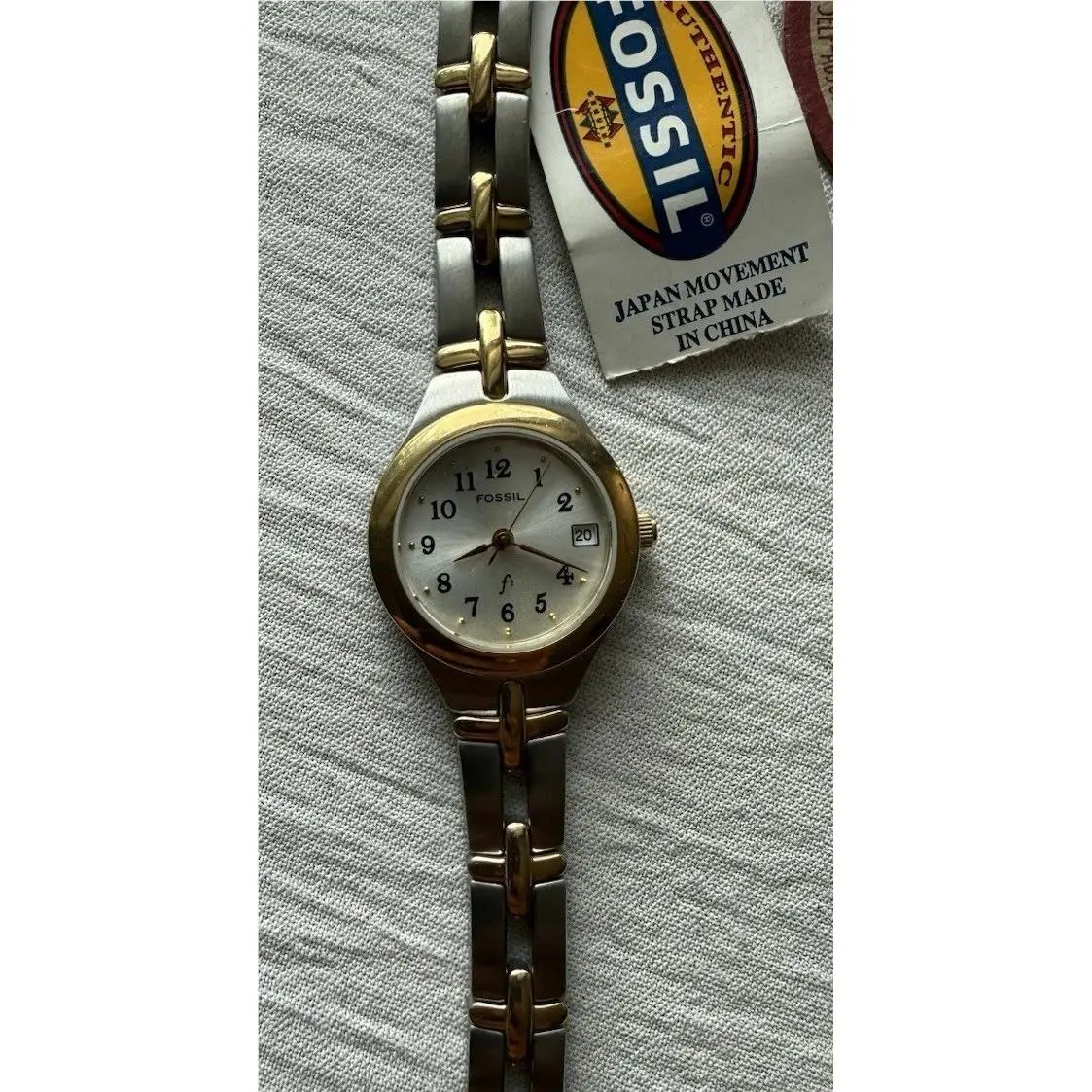 2000s Fossil F2 Adjustomatic 23mm Quartz Watch