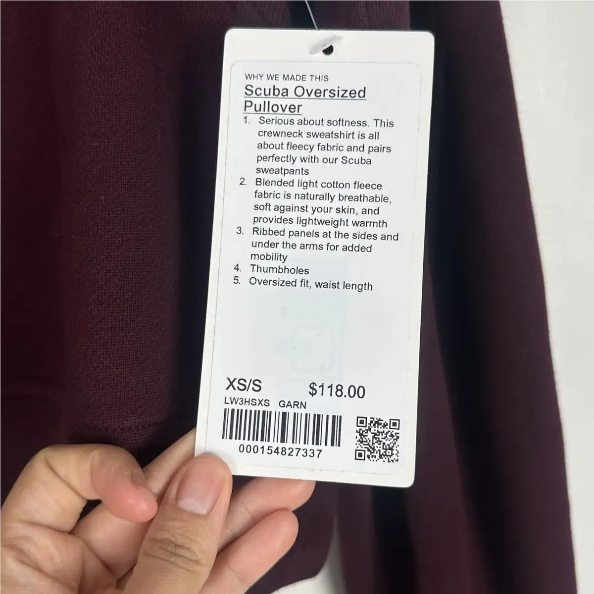 Lululemon clothing - Garnet 8