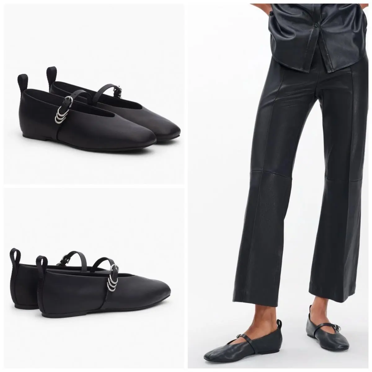 Rag Bone Spire Leather Mary Jane In Black Size: 39 US 9