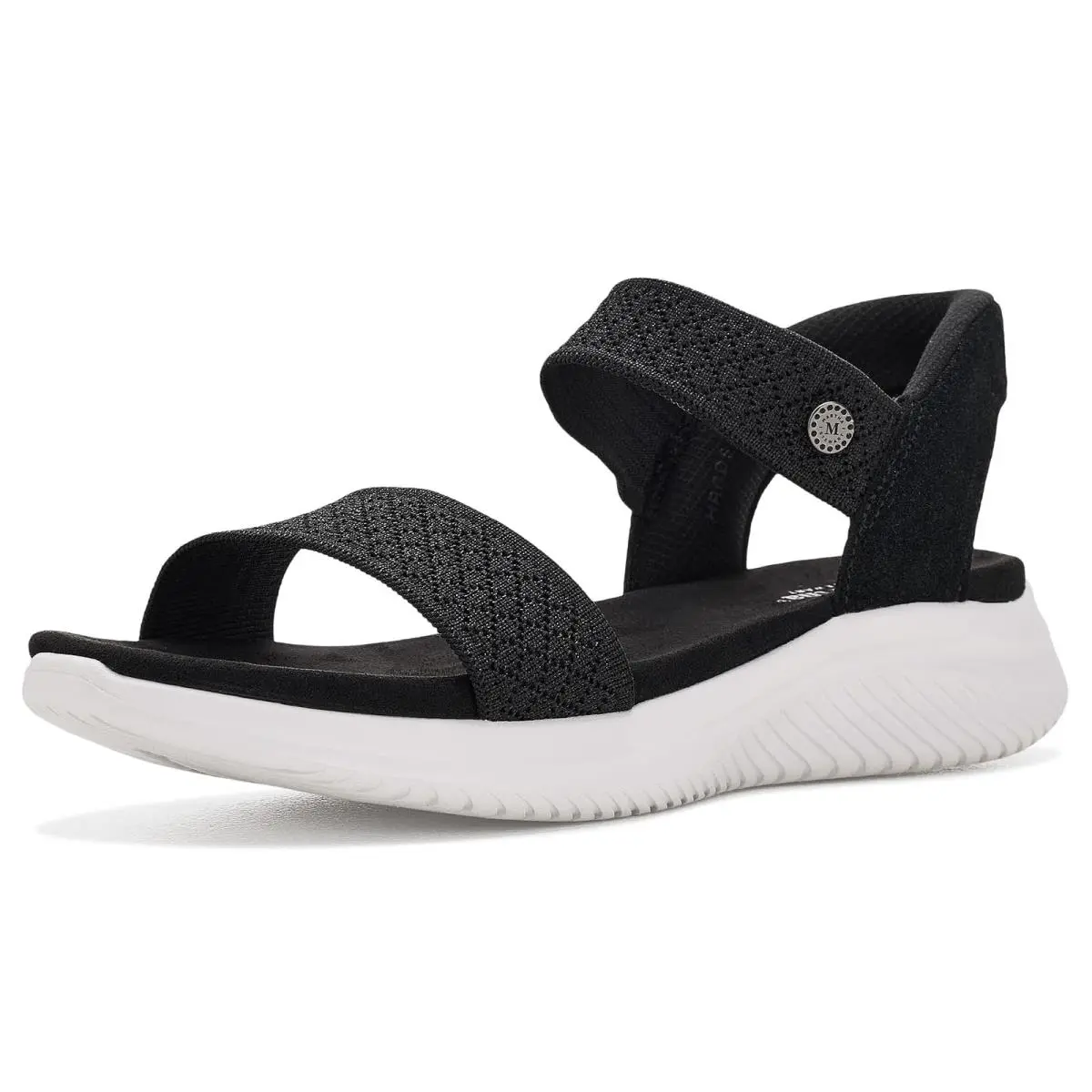 Woman`s Sandals  Martha Stewart`s Ultra Flex 3.0 - Shine On Us Black by Skechers