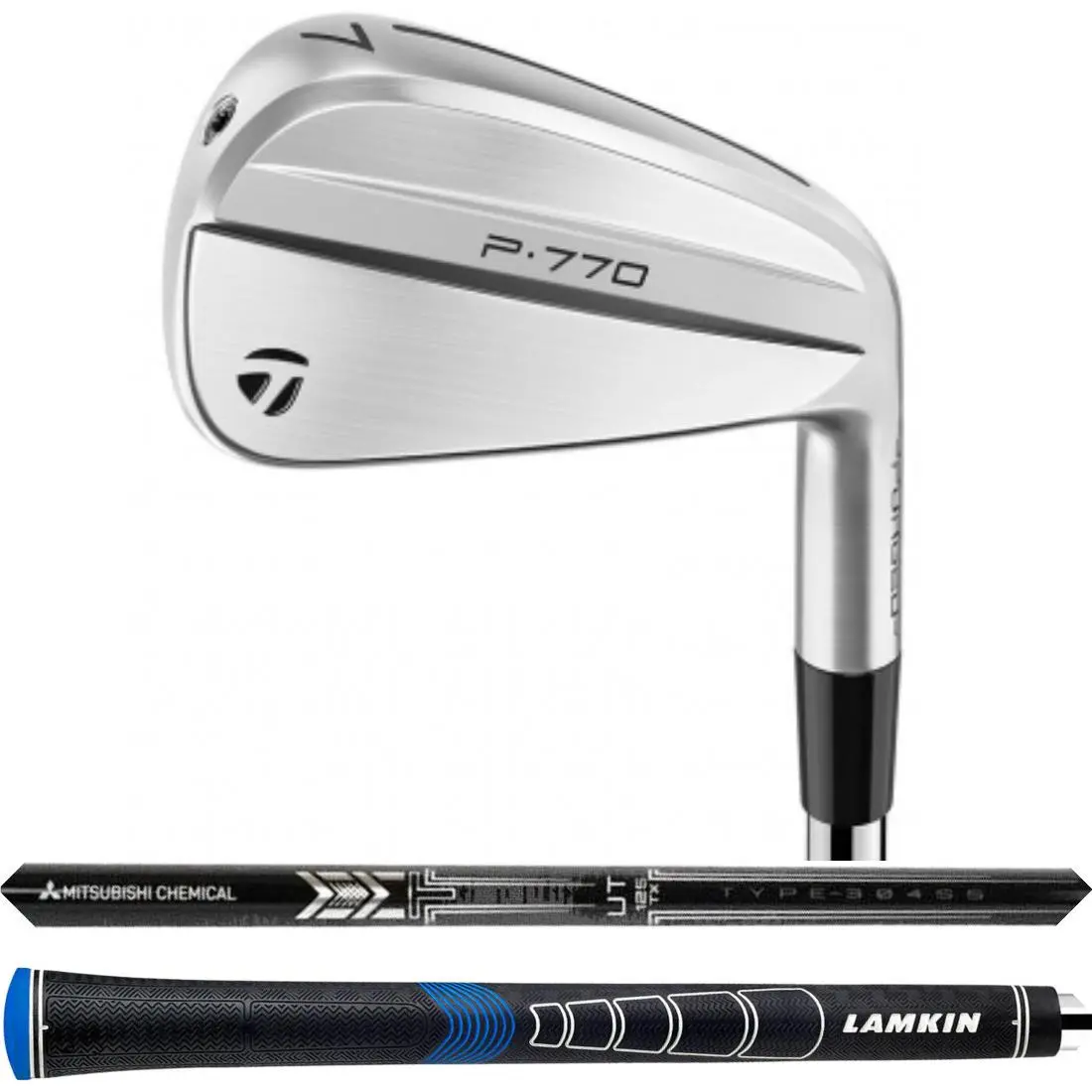 Taylormade 2025 P770 5-PW AW Iron Set Mitsubishi Mmt 75 Stiff Flex Shaft