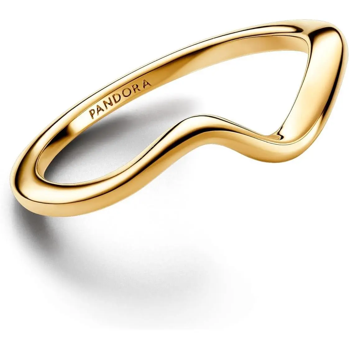 Polished Wave Ring 163095C00-52 by Pandora